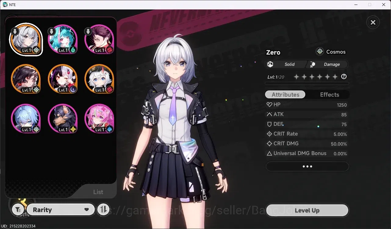 Neverness to Everness Accounts EU | Starter | 3 S-Class (Lacrimosa Awaken 1+Sign, image 1