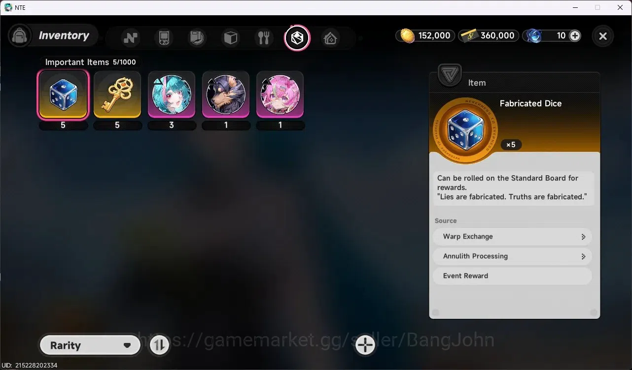 Neverness to Everness Accounts EU | Starter | 3 S-Class (Lacrimosa Awaken 1+Sign, image 13