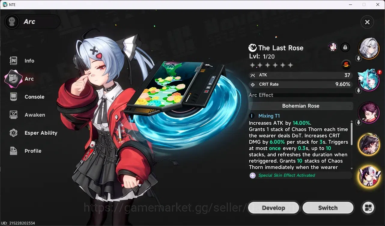 Neverness to Everness Accounts EU | Starter | 3 S-Class (Lacrimosa Awaken 1+Sign, image 2