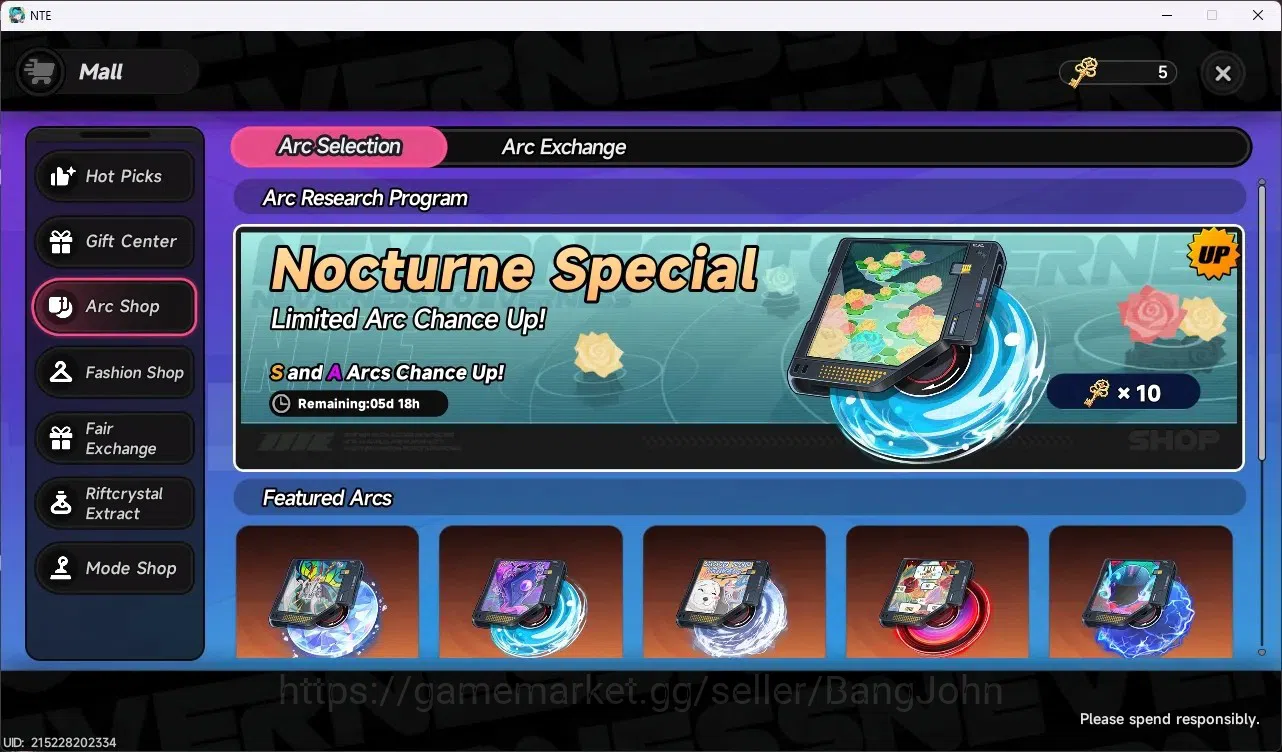 Neverness to Everness Accounts EU | Starter | 3 S-Class (Lacrimosa Awaken 1+Sign, image 7