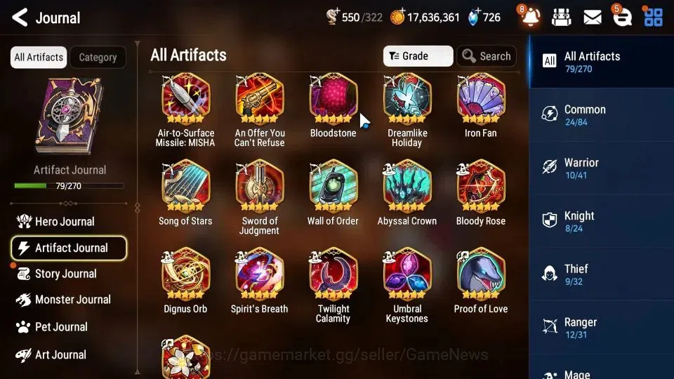 Epic Seven Accounts GLOBAL Unverif|17 ML (NM Luna,WOTM Tenebria,Salome image 11