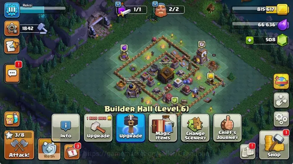 Clash of Clans Accounts Global | TH 11-BH 6 | LVL 111|HH 5|AQ 50 ,MP 30 ,G image 12