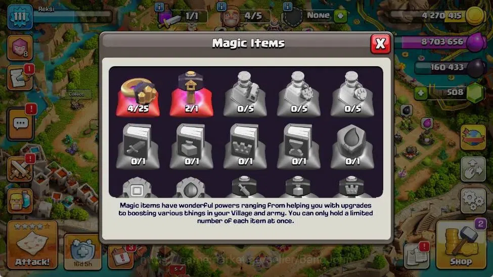 Clash of Clans Accounts Global | TH 11-BH 6 | LVL 111|HH 5|AQ 50 ,MP 30 ,G image 4