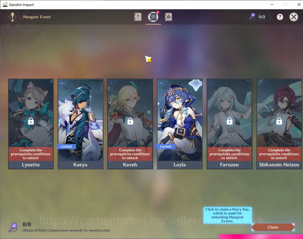 Genshin Impact Accounts Starter ASIA|AR 55|3 limited +1(*5Weapon) +25(*4Character)|[Zhongli C5],DilucC1,JeanC1,Keqing|User 14