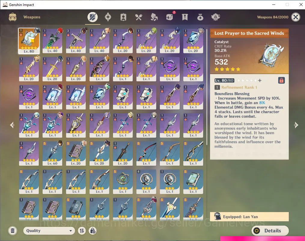 Genshin Impact Accounts Starter ASIA|AR 55|3 limited +1(*5Weapon) +25(*4Character)|[Zhongli C5],DilucC1,JeanC1,Keqing|User 6