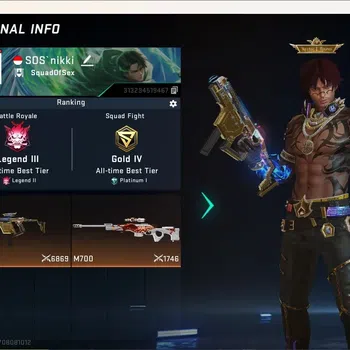 Blood Strike Accounts Collab Skin ASIA|Evo: Fal-Evolved|Ultra Melee TheIron|2 Collab Gun [AOT&OPM]|1 Limited Gun:Origin-12|6