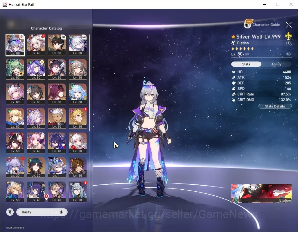 Honkai Star Rail Accounts Others Asia|TL 70|2 Team Prem|20 1