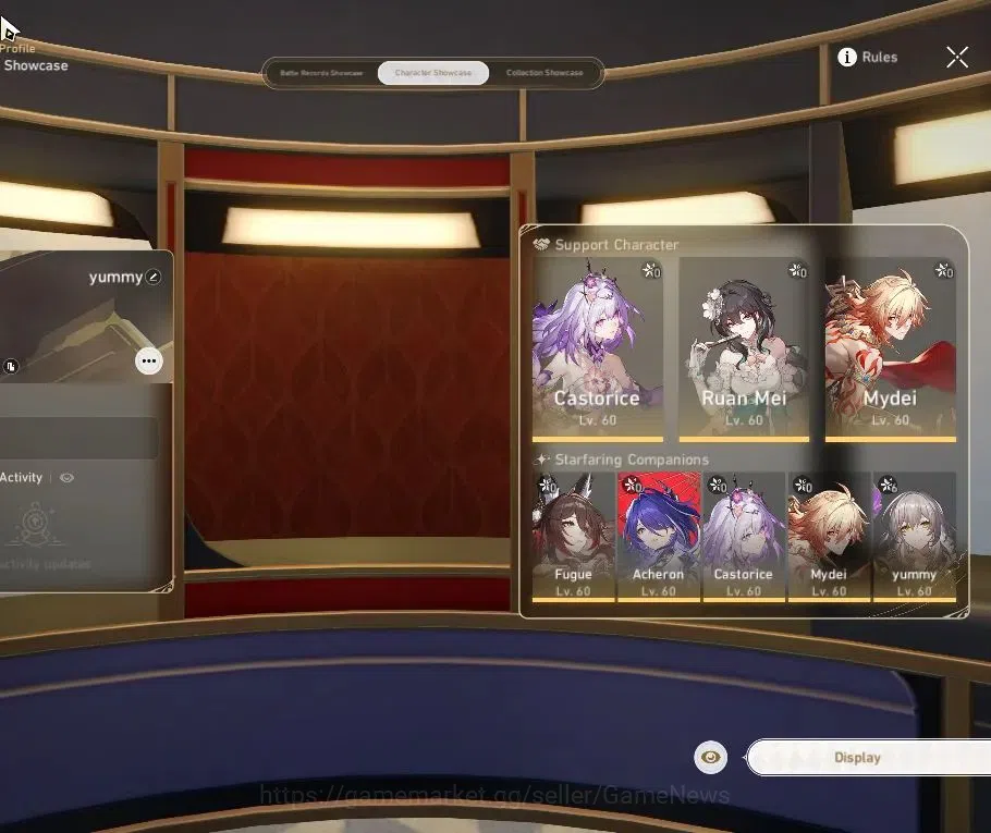 Honkai Star Rail Accounts Asia|TL 50|9 Limited|Castorice,Hyacine,Mydei,Fugue image 2
