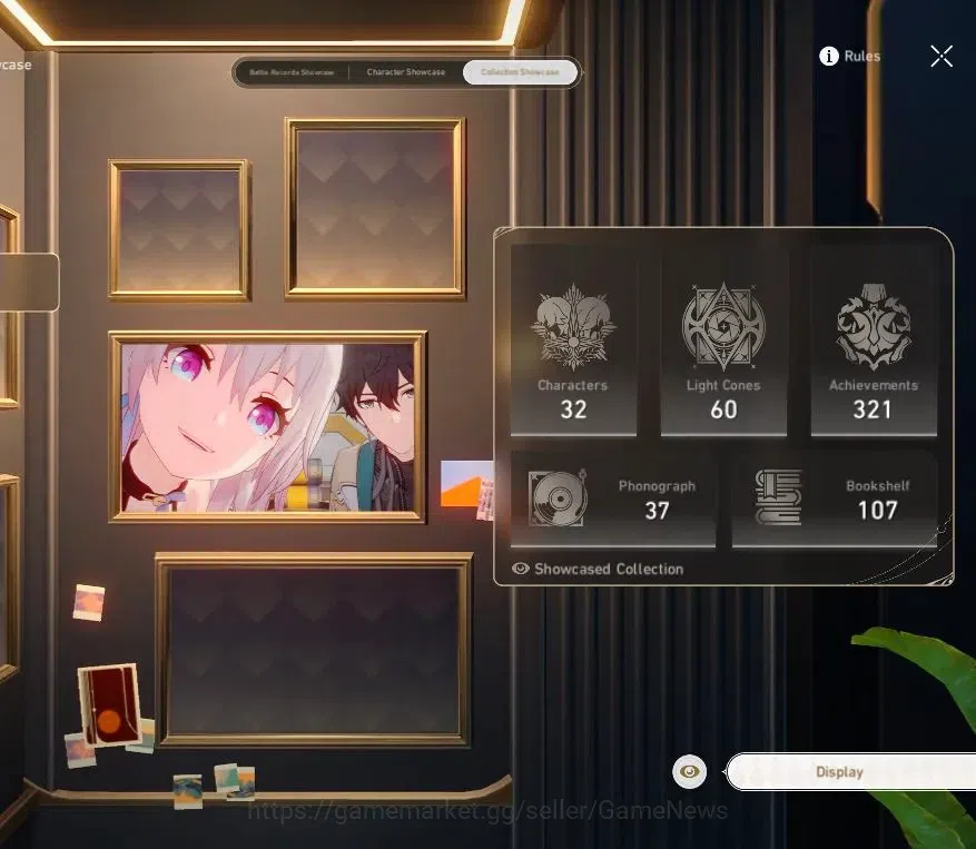 Honkai Star Rail Accounts Asia|TL 50|9 Limited|Castorice,Hyacine,Mydei,Fugue image 3