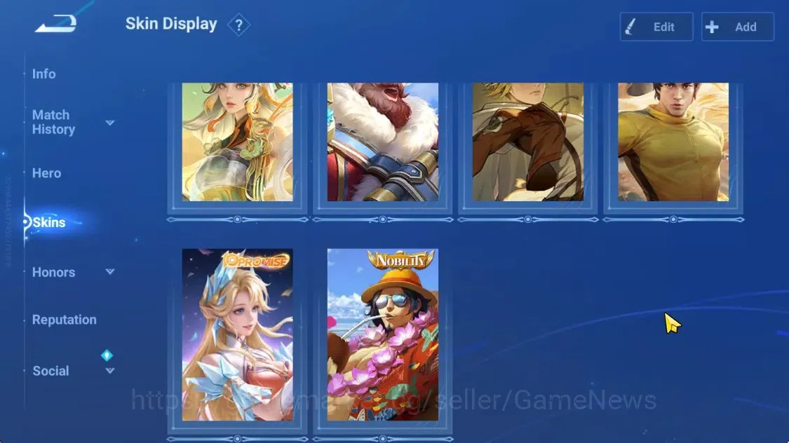 Honor of Kings Accounts Hero112 Skin160|2 Blessed [Charlotte,Nakoruru],2 L image 5