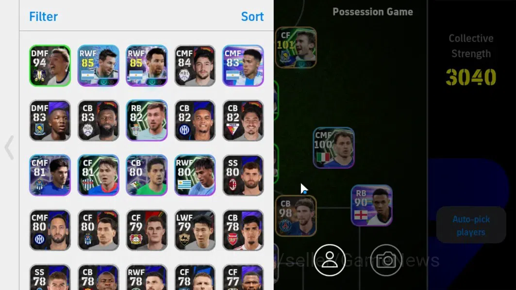 eFootball Accounts Android|Zlatan Ibrahimovic,GianLuca zambrotta,Andr image 2