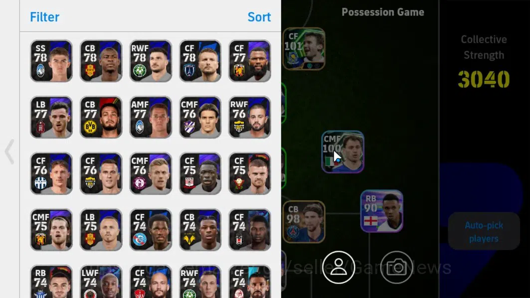 eFootball Accounts Android|Zlatan Ibrahimovic,GianLuca zambrotta,Andr image 3