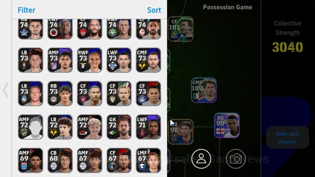 eFootball Accounts Android|Zlatan Ibrahimovic,GianLuca zambrotta,Andr image 4