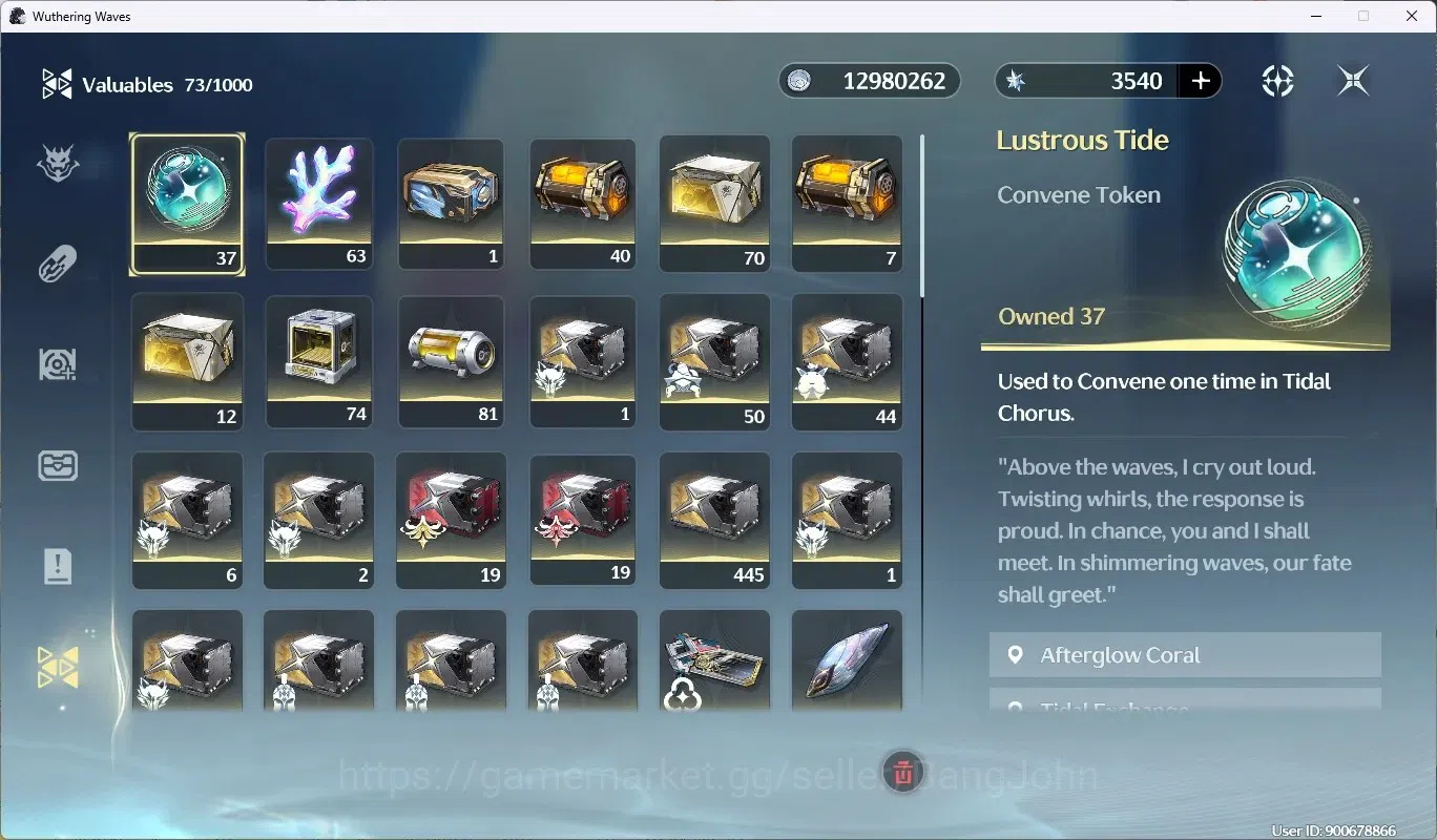 Wuthering Waves Accounts SEA |UL 80|Well Build|19 Limited Char[Aemeath, Mor image 11