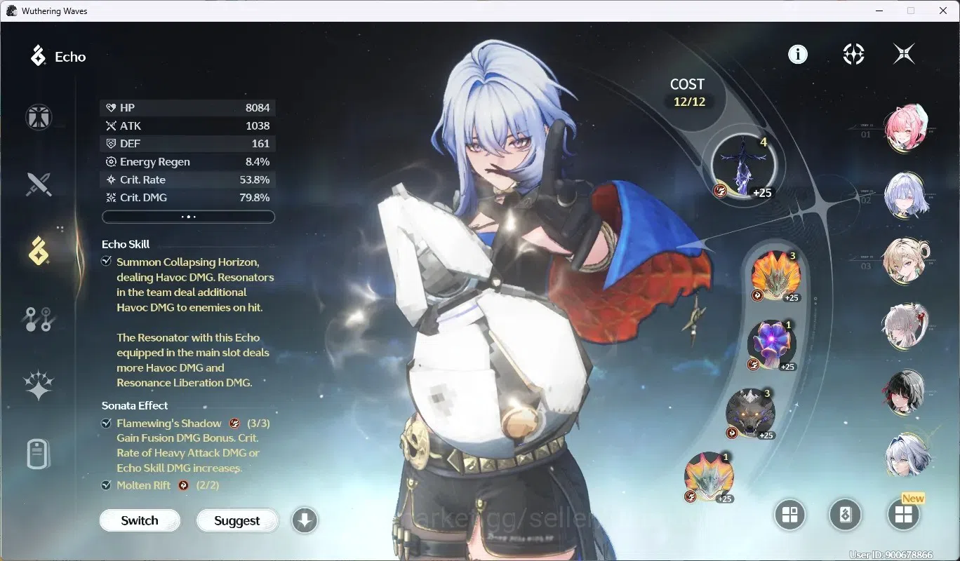 Wuthering Waves Accounts SEA |UL 80|Well Build|19 Limited Char[Aemeath, Mor image 20