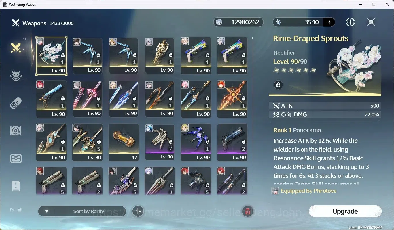 Wuthering Waves Accounts SEA |UL 80|Well Build|19 Limited Char[Aemeath, Mor image 5