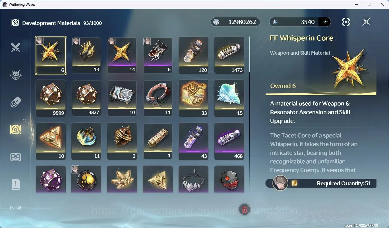 Wuthering Waves Accounts SEA |UL 80|Well Build|19 Limited Char[Aemeath, Mor image 8