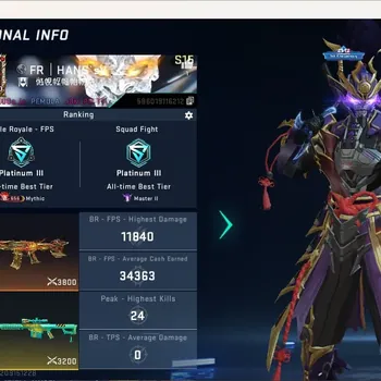Blood Strike Accounts Collab Skin ASIA|Eternal Melee:Chainblade-Chainflux|Eternal Gun:M700-Seraph|5 Eternal Striker|3 Ultra