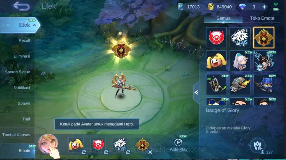 Mobile Legends: Bang Bang Accounts Others Hero 127 | Skin 293 | Legend Gusion, Collector Yi Sun Shin, Prime 6