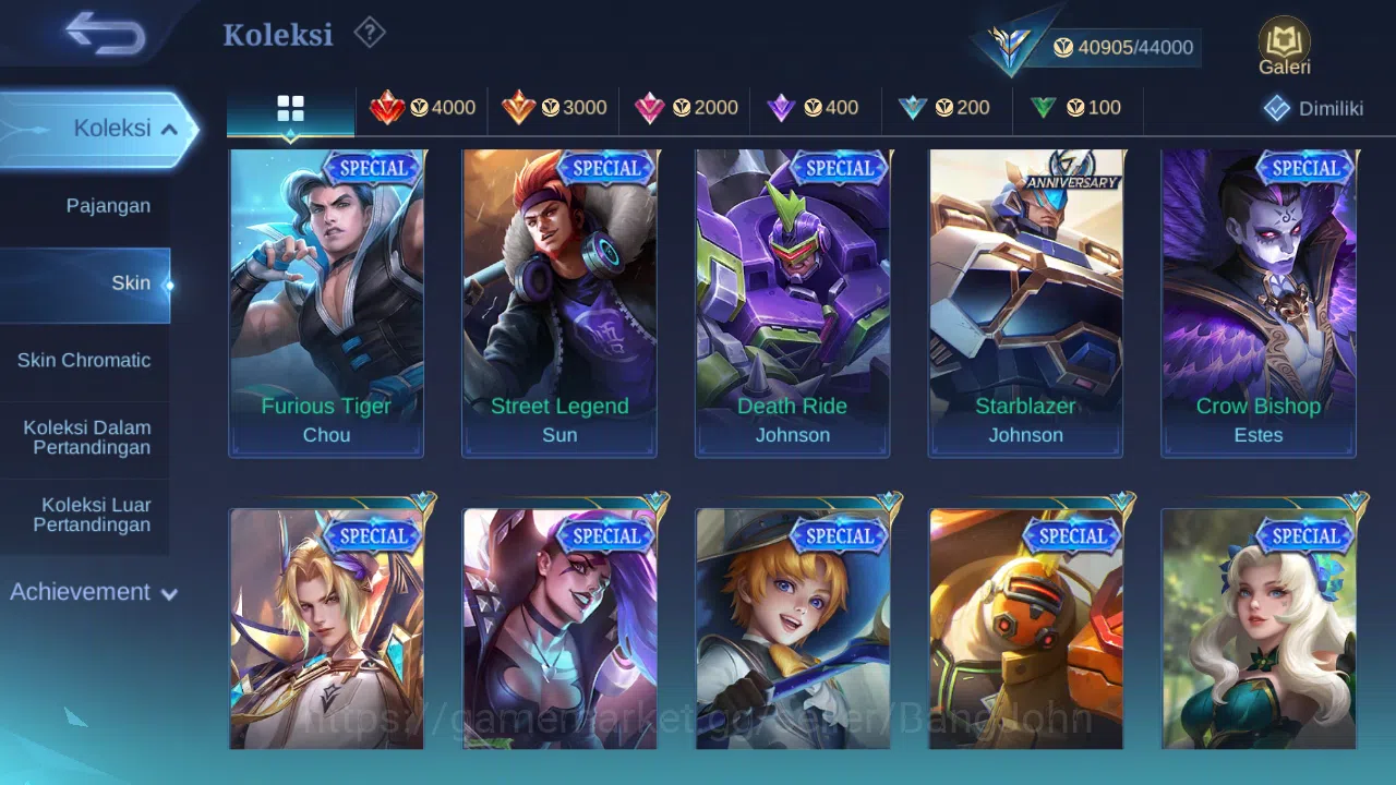 Mobile Legends: Bang Bang Accounts GLOBAL Hero 121 Skin 201 | Lightborn Granger | Val image 11