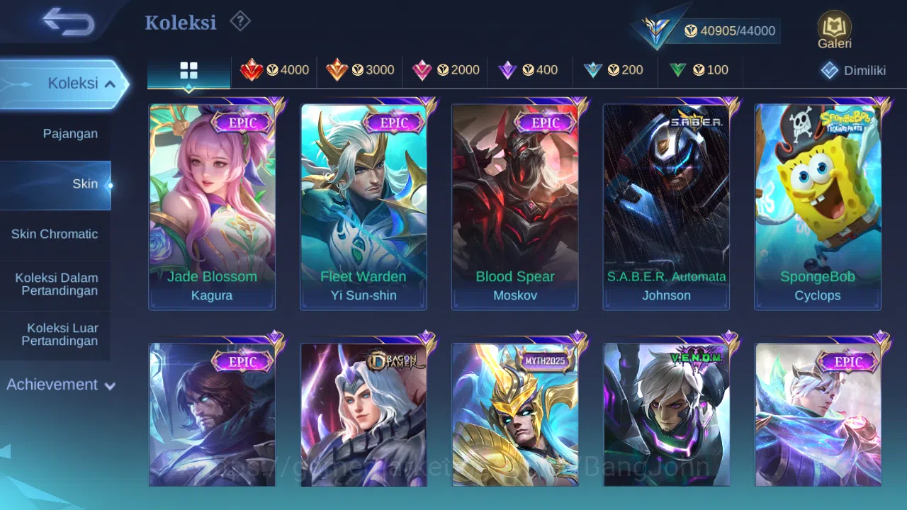Mobile Legends: Bang Bang Accounts GLOBAL Hero 121 Skin 201 | Lightborn Granger | Val image 16