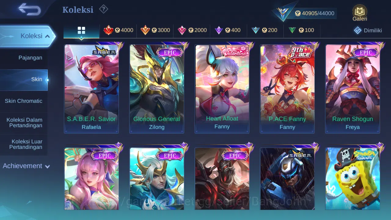 Mobile Legends: Bang Bang Accounts GLOBAL Hero 121 Skin 201 | Lightborn Granger | Val image 17