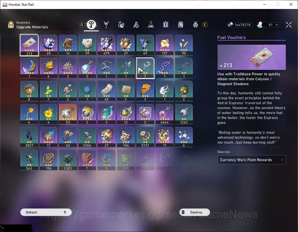 Honkai Star Rail Accounts Asia |Tl 70| 14 Limit [Castorice,Acheron,Rappa,Dan image 4