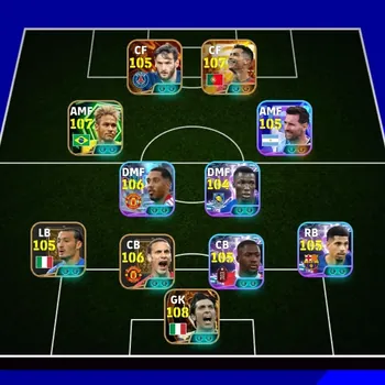 eFootball Accounts High-End =\[ Collective 3274+ \]= | Ronaldo 107 | Messi 105 | Neymar 107 | Kvaratskhelia 105 | Buffon 108