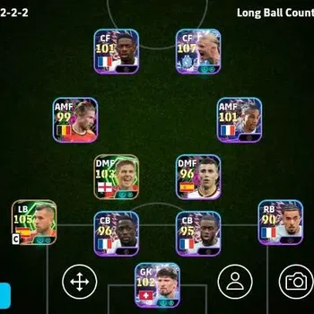 eFootball Accounts Legends & Iconic Players Mobile|PW 3122|Erling Haaland ShowT,Jordi Alba Epic,Steven Gerrard