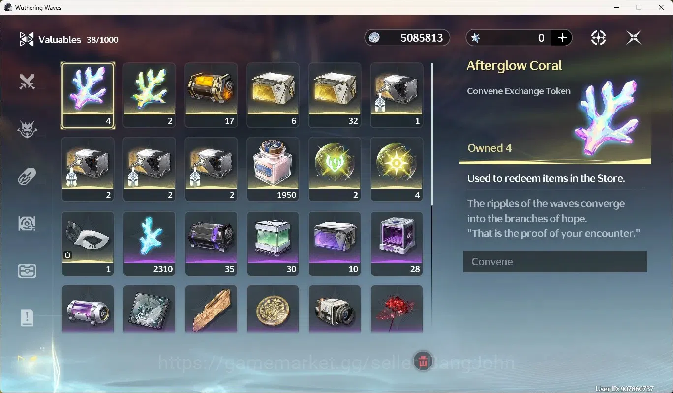 Wuthering Waves Accounts Starter SEA|UL 37|Rank 4|3 Char Limited [Lucy Rc1]+Sign,Rebecca,Shorekeeper|MC Male|TakeMail WW198B 11