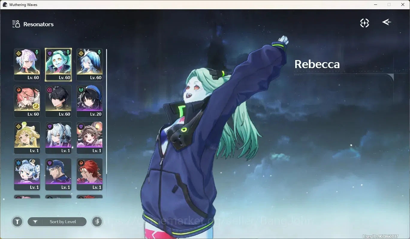 Wuthering Waves Accounts Starter SEA|UL 37|Rank 4|3 Char Limited [Lucy Rc1]+Sign,Rebecca,Shorekeeper|MC Male|TakeMail WW198B 2
