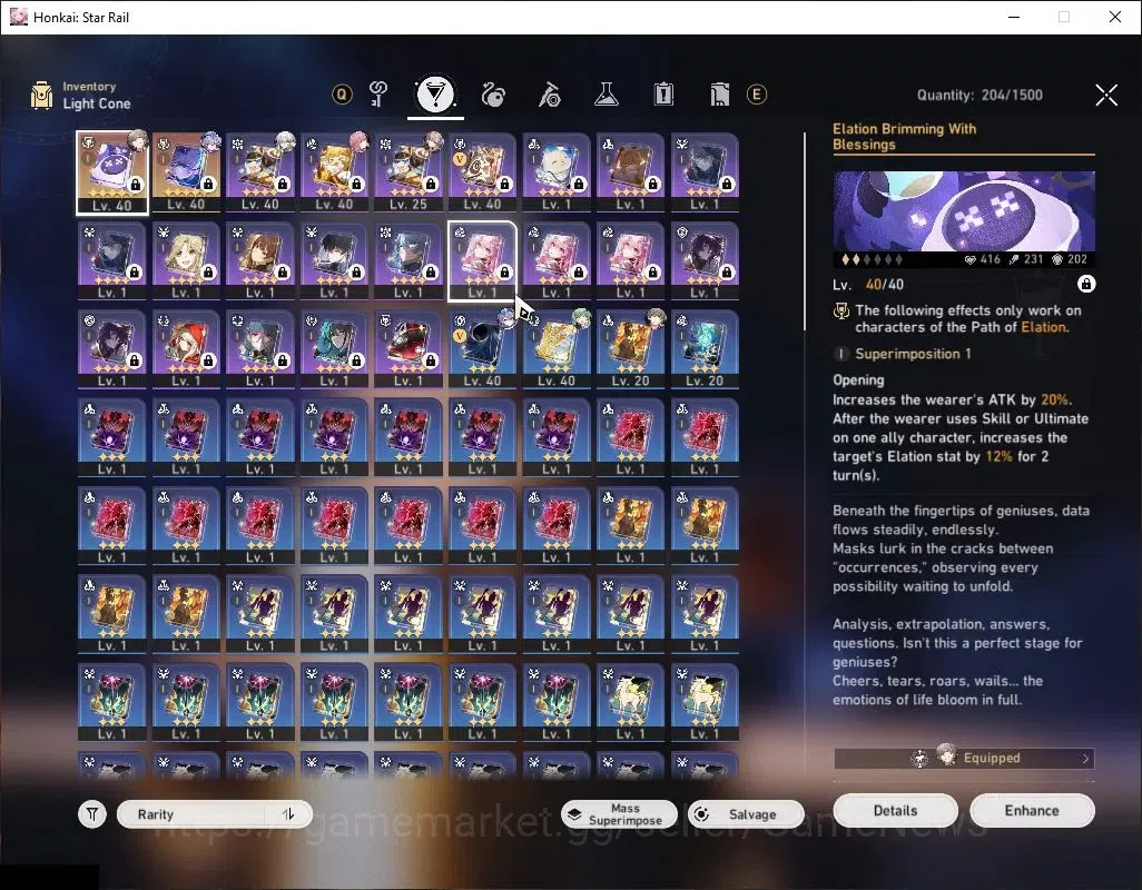 Honkai Star Rail Accounts Asia|TL 35| 1,6K SJ | 4 Limited | SW 999+Sign, Huo image 5