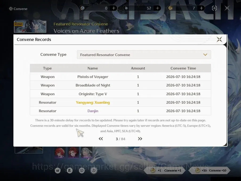 Wuthering Waves Accounts Others SEA|UL 49|2 Limited|Yangyang:Xuangling R6+Signature,Rebecca|Data Bank Lv 30|Female Mc|Log 13