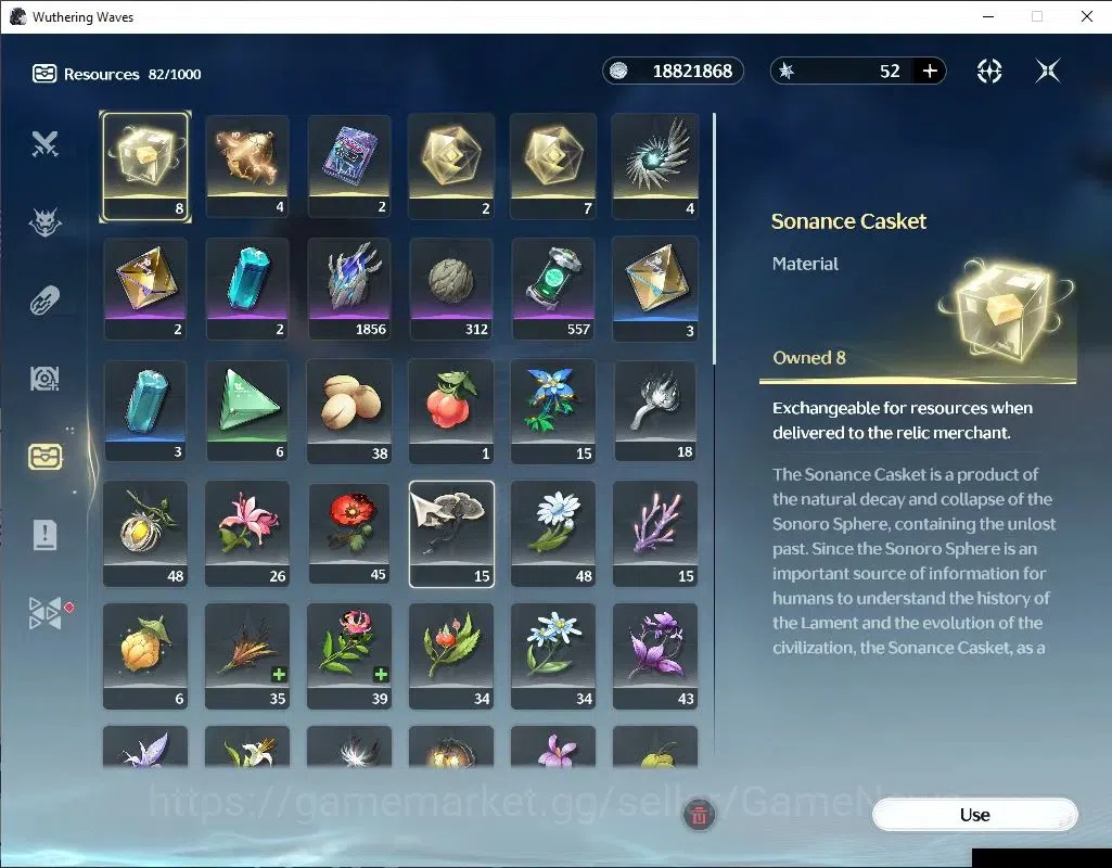 Wuthering Waves Accounts Others SEA|UL 49|2 Limited|Yangyang:Xuangling R6+Signature,Rebecca|Data Bank Lv 30|Female Mc|Log 8