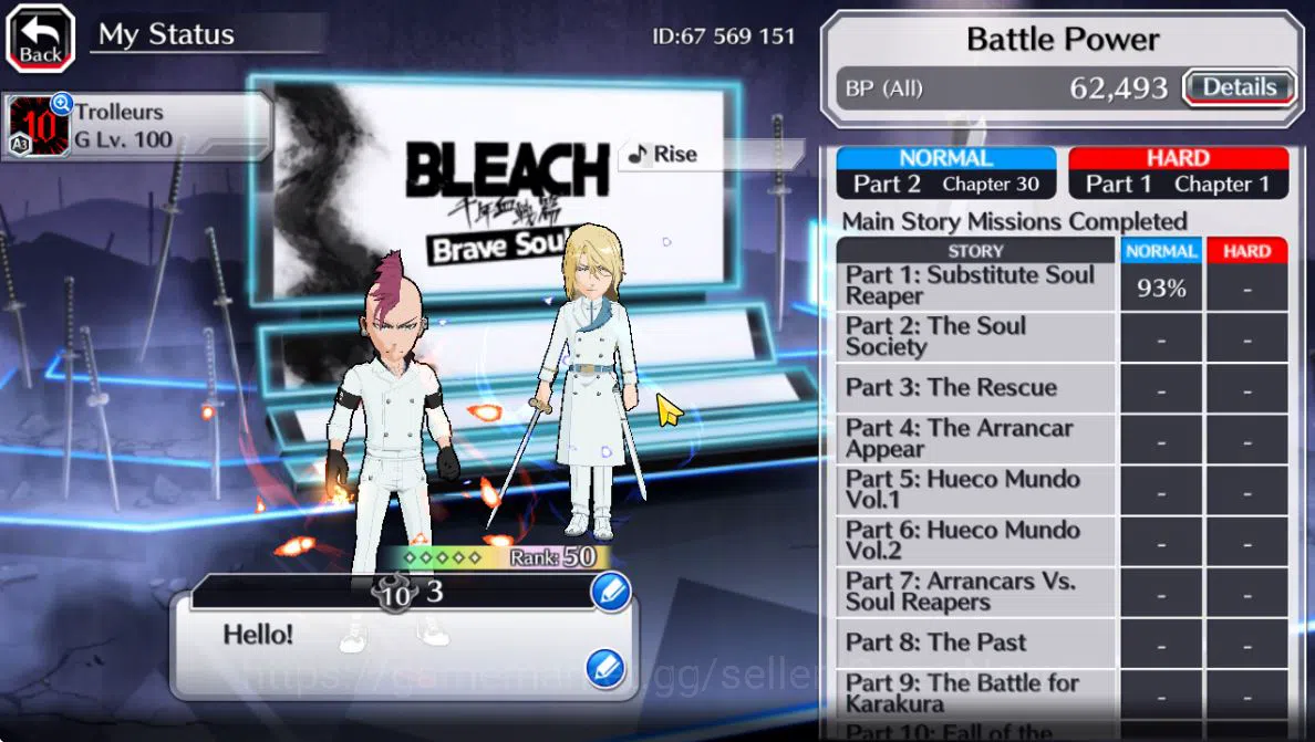Bleach: Brave Souls Accounts [GLOBAL]6K Orb+Fresh All Story|TYBW26(BazzB,Jugram image 4