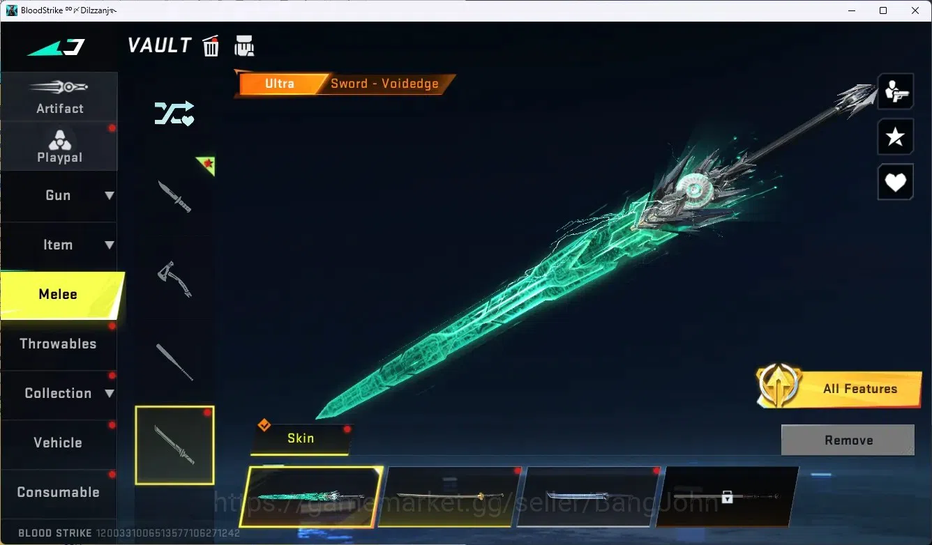 Blood Strike Accounts ASIA|2 Ultra Melee Sword&Knife-Starfall|1 Collab G image 14