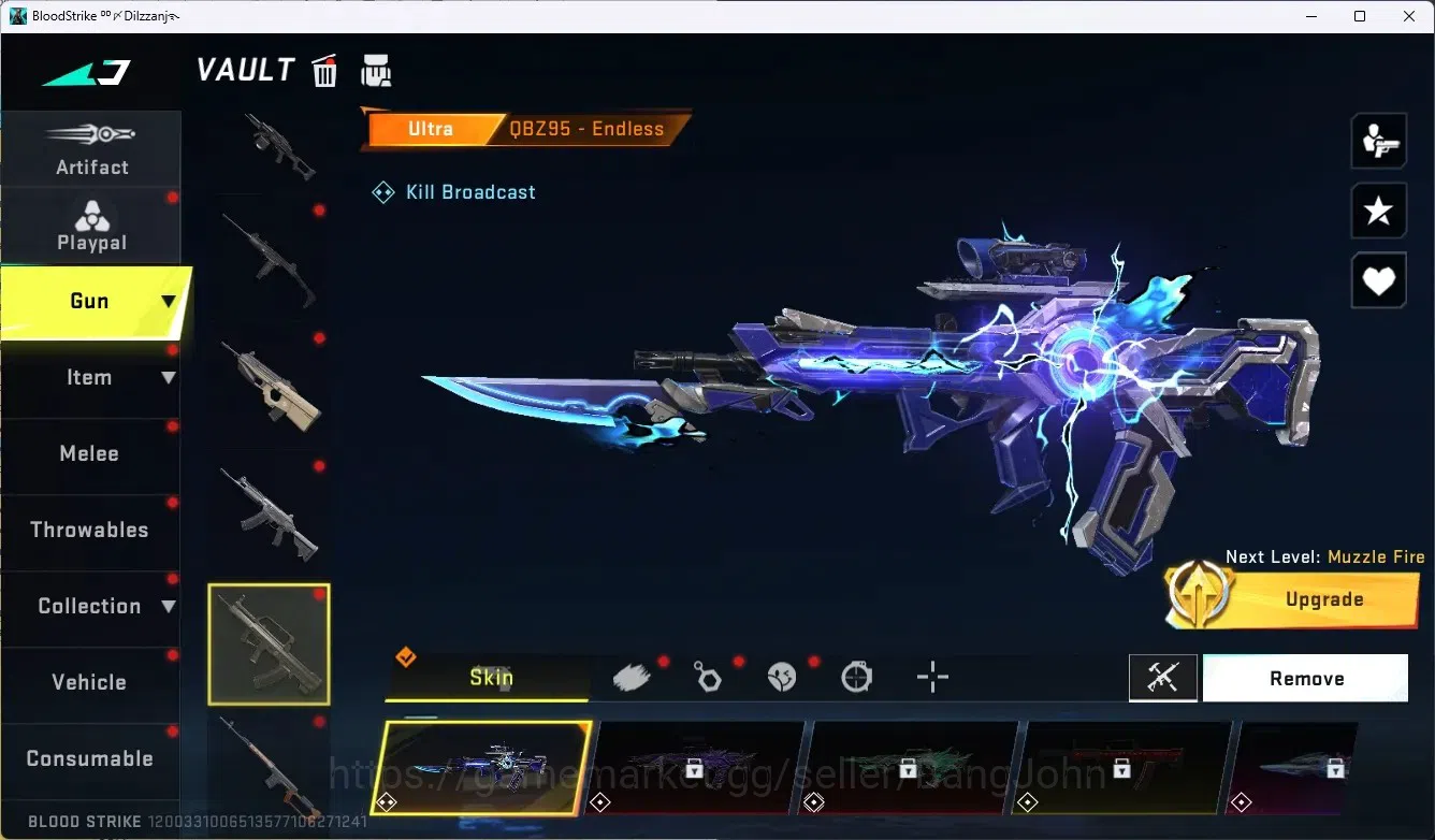 Blood Strike Accounts ASIA|2 Ultra Melee Sword&Knife-Starfall|1 Collab G image 7