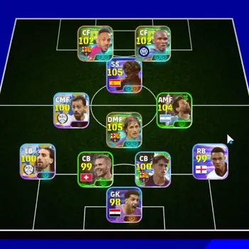 eFootball Accounts High-End Android|Power 3143|6 Epic(Edmilson,Eric Cantona,Marco Reus,Aubameyang,Etc)|Show Time Lamine