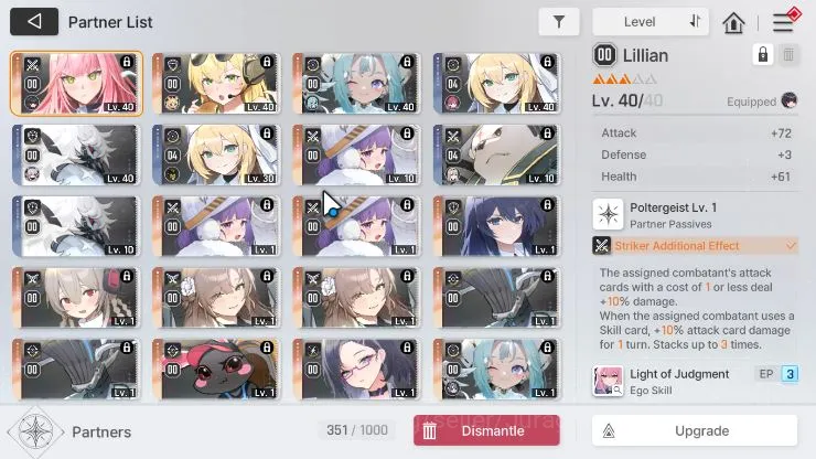 Chaos Zero Nightmare Accounts GLOBAL Lv35|6 SSR (RinM1 Khalipe Magna Haru Kayron image 3