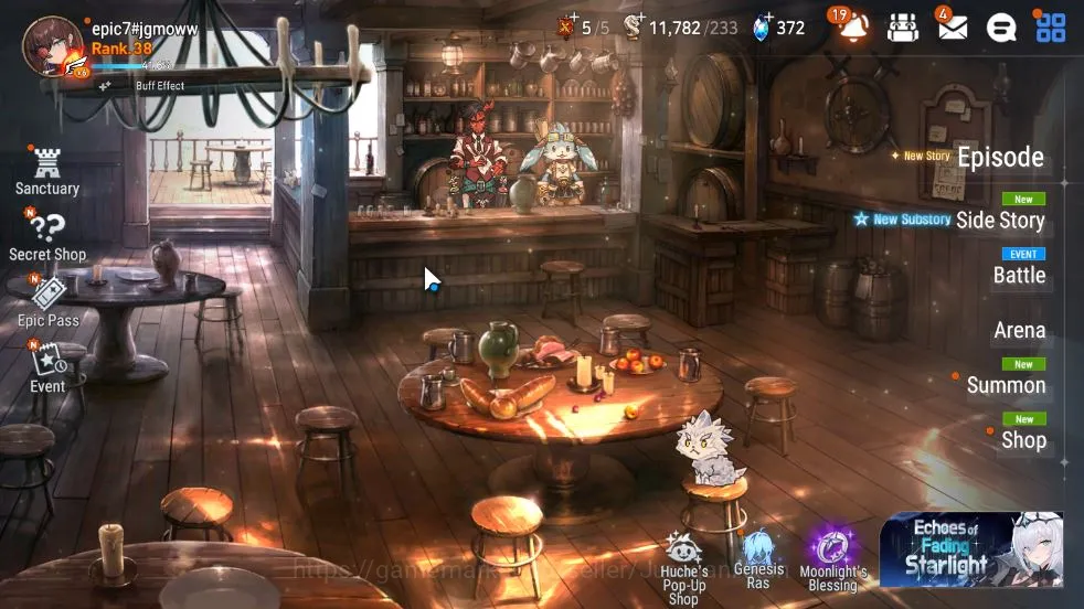 Epic Seven Mid-Tier Asia Unverif|13 ML(C Lilias,E Ilynav,NM Luna,A Lai image 1
