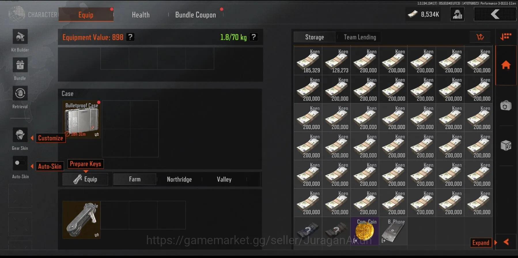 Arena Breakout Accounts Mid-Tier [MOBILE] SV 10.6M | Koen 8.5M | Skin Yeti Lake ACE31 & MP5 | Many Guns and Equip|Log 2