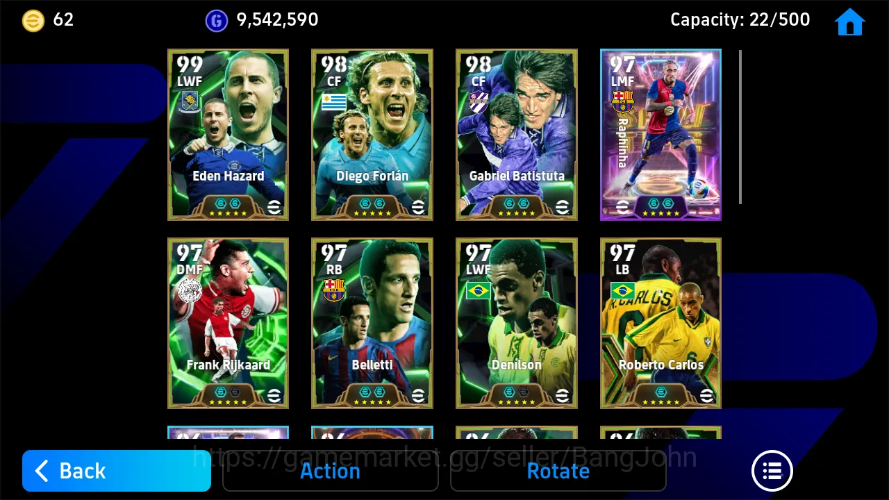 eFootball Accounts Power 3158 | eden hazard epic db rapinha showtime  image 4