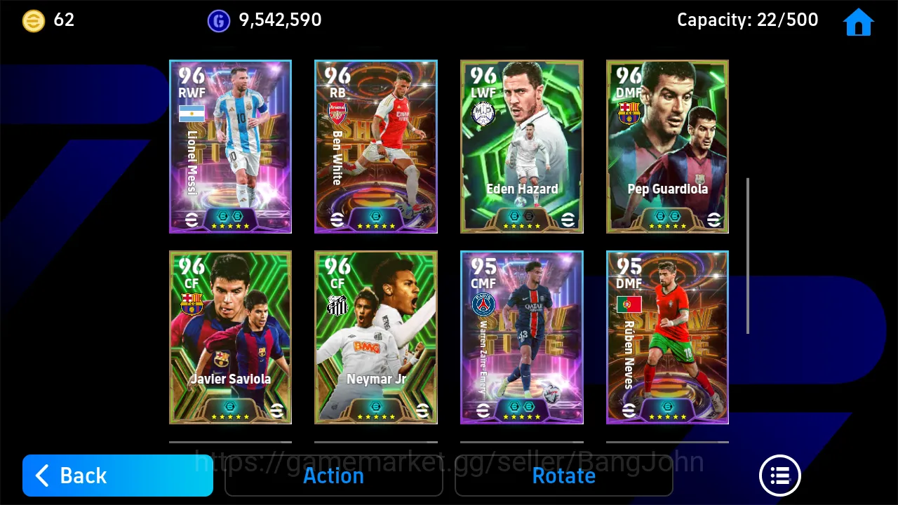 eFootball Accounts Power 3158 | eden hazard epic db rapinha showtime  image 5