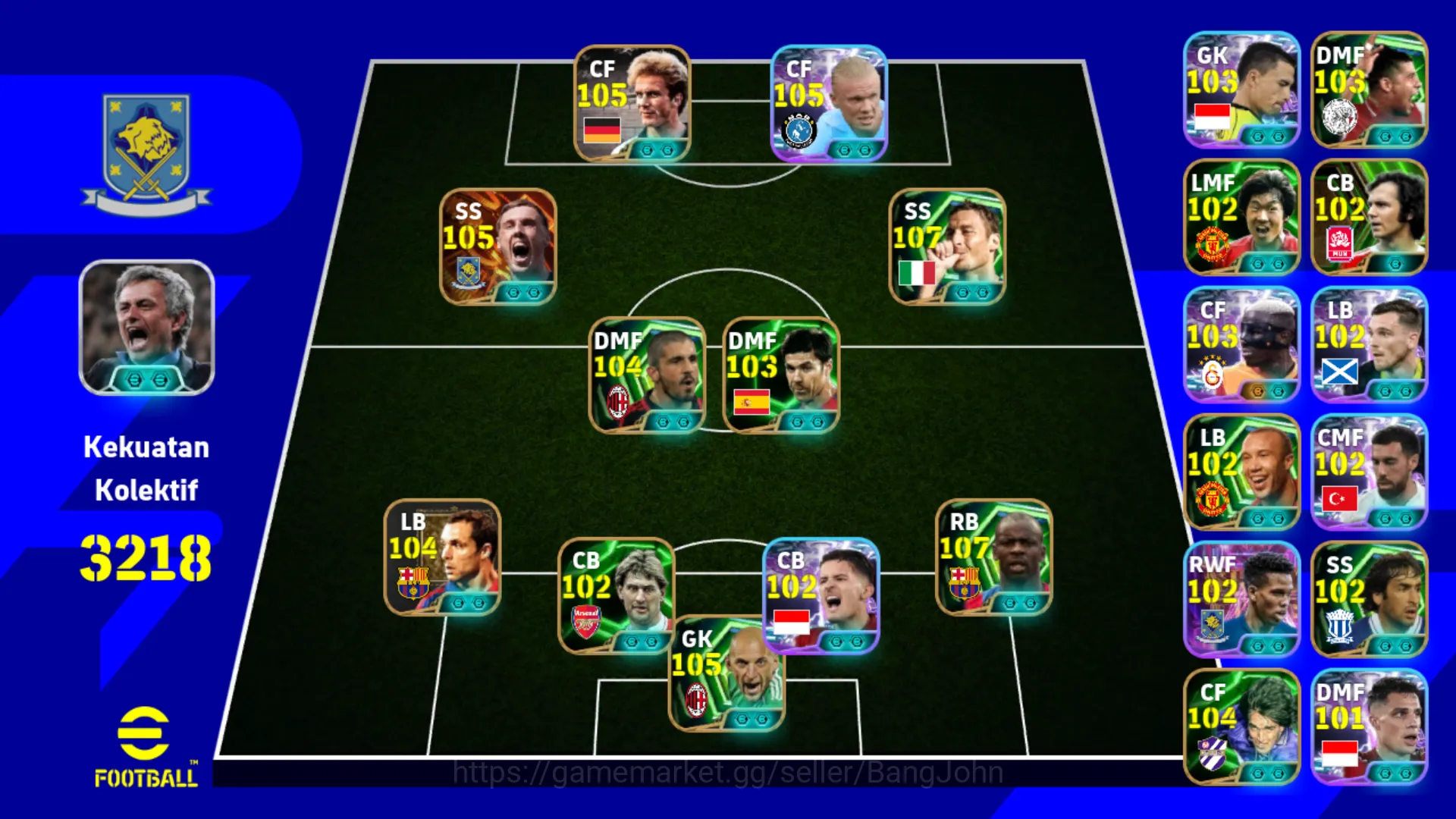 power 3218 | rumme tsubasa haaland showtime bullet hedder cole palmer bigtime totti epic db new gattuso epic db |EFB116B eFootball Others power 3218 | rumme tsubasa haaland showtime bullet image 1