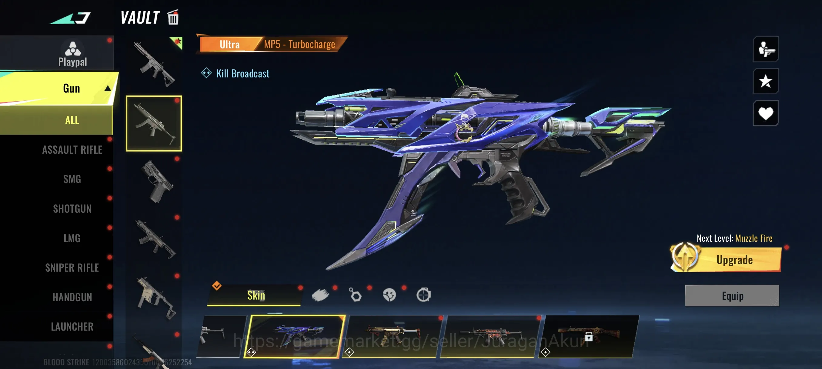 Blood Strike Accounts Mid-Tier Asia|4 Eternal M4A1-Scared Embrace 2