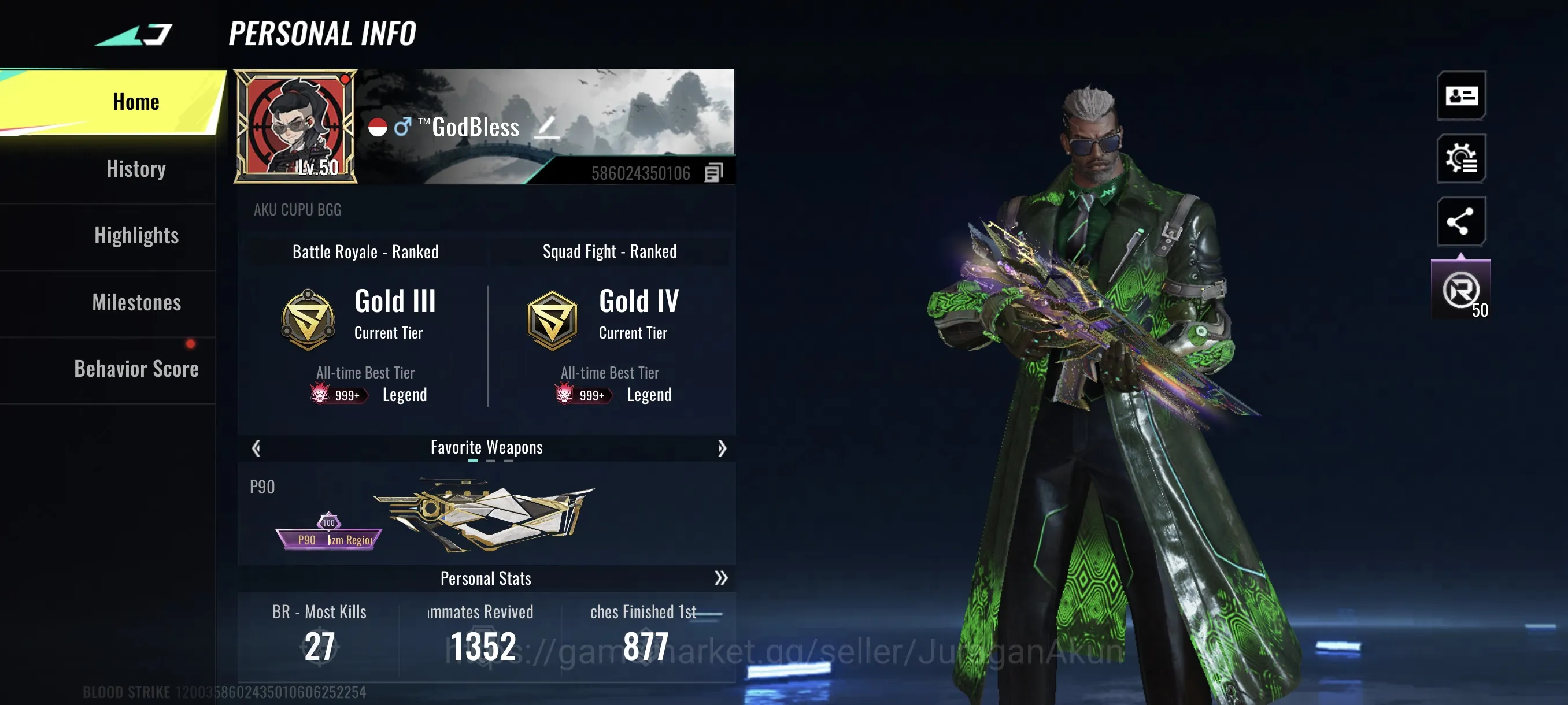 Asia|4 Eternal M4A1-Scared Embrace MAX,Mp5-Turbocharge,etc|Talon-Knife,Etc|volt-Duskreaper,etc|Log TFcode Check SS(BLS1006) Blood Strike Mid-Tier Asia|4 Eternal M4A1-Scared Embrace MAX,Mp5-Turboch image 1