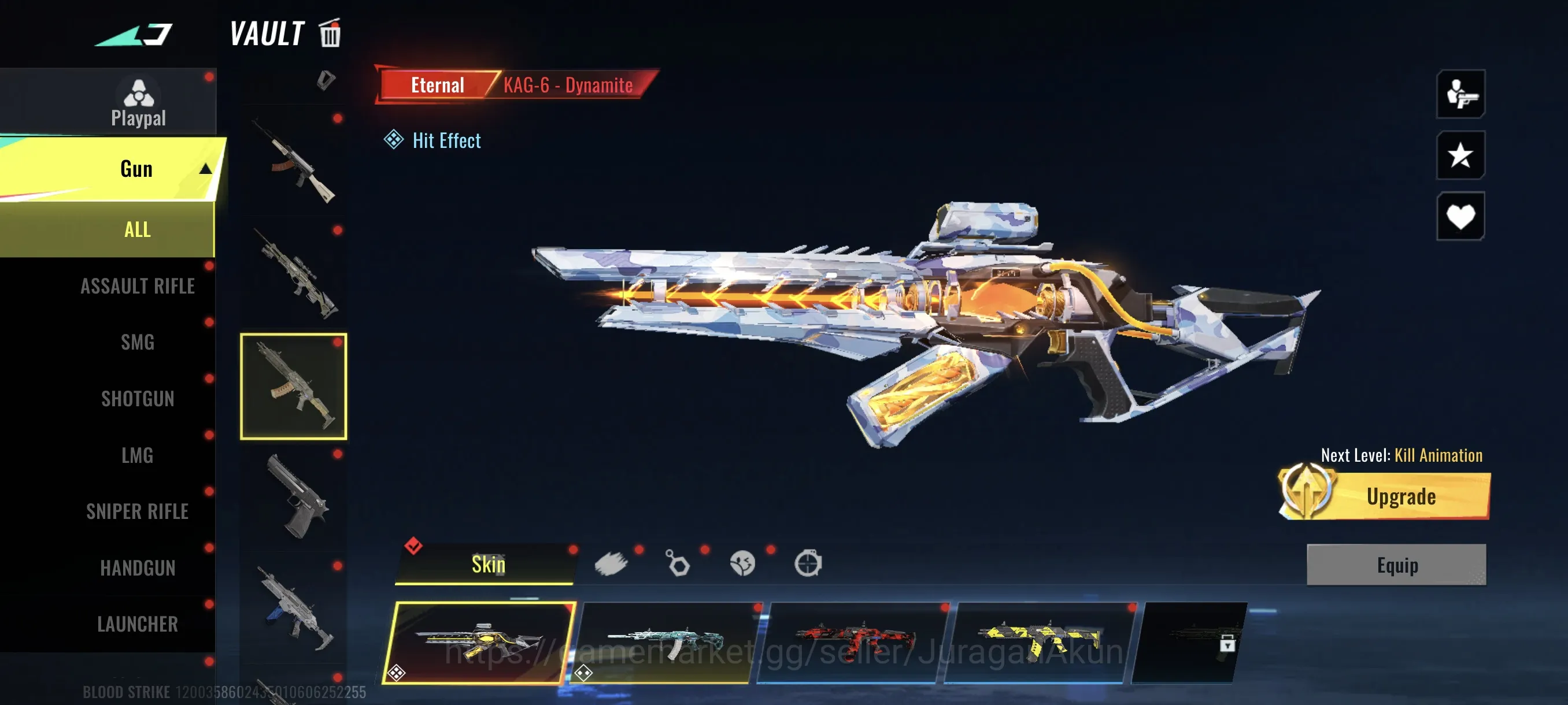 Blood Strike Accounts Mid-Tier Asia|4 Eternal M4A1-Scared Embrace 5