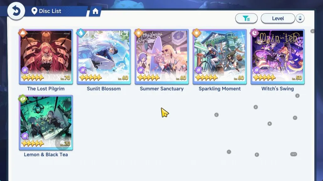Stella Sora Accounts GLOBAL|Lv27|5 SSR Gerie T2+Sign [Shia T3,Chitose,Nazuna,Nanoha]|5 SSR Disc,19 SR Disc|Log Yostar|Check 4
