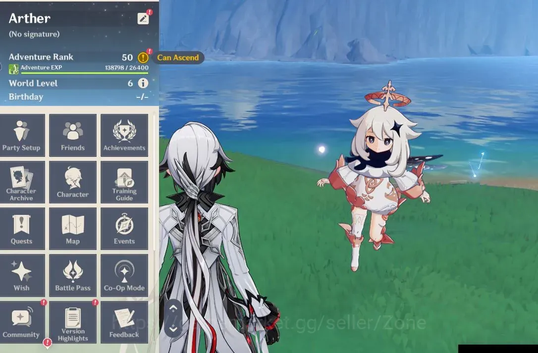 Genshin Impact Accounts Others ASIA|AR 50|4 Limited 5*CHAR+ 1(*5 Weapon)|Premium Arlechino (Furina,Kazuha,Varesa)|Low 1