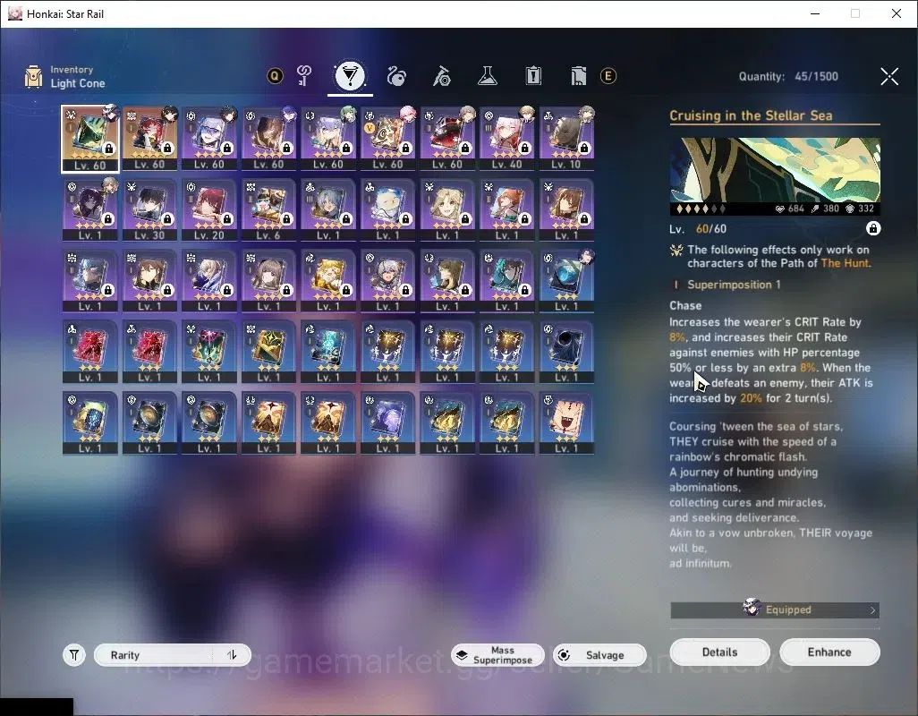 Honkai Star Rail Accounts Asia|TL 50|6 Limited|Mortenax Blade,Evanescia,Ache image 6